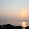 神威岬と夕日
