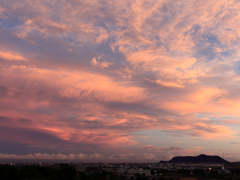 函館　夕焼け