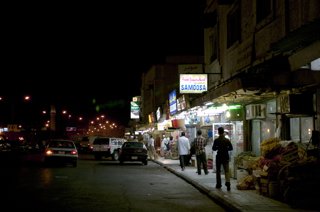 夜の市場