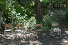 木陰の椅子