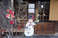 小鳥とスノーマン