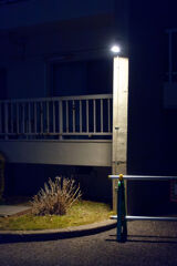 外灯の灯り