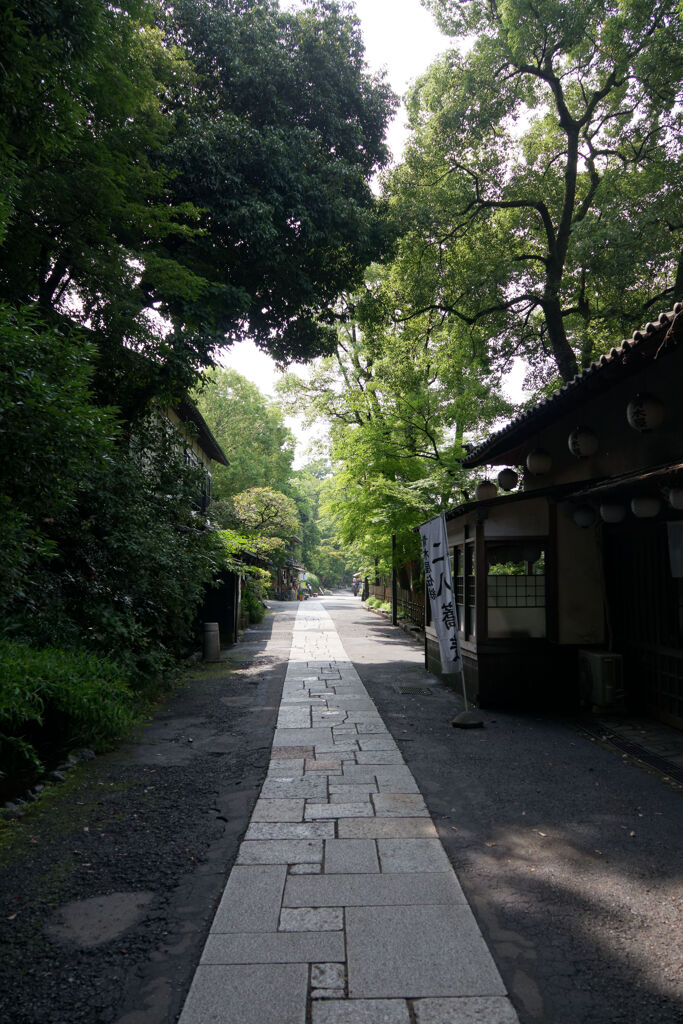 朝の深大寺
