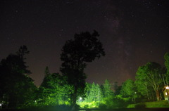 朱鞠内湖畔の星空