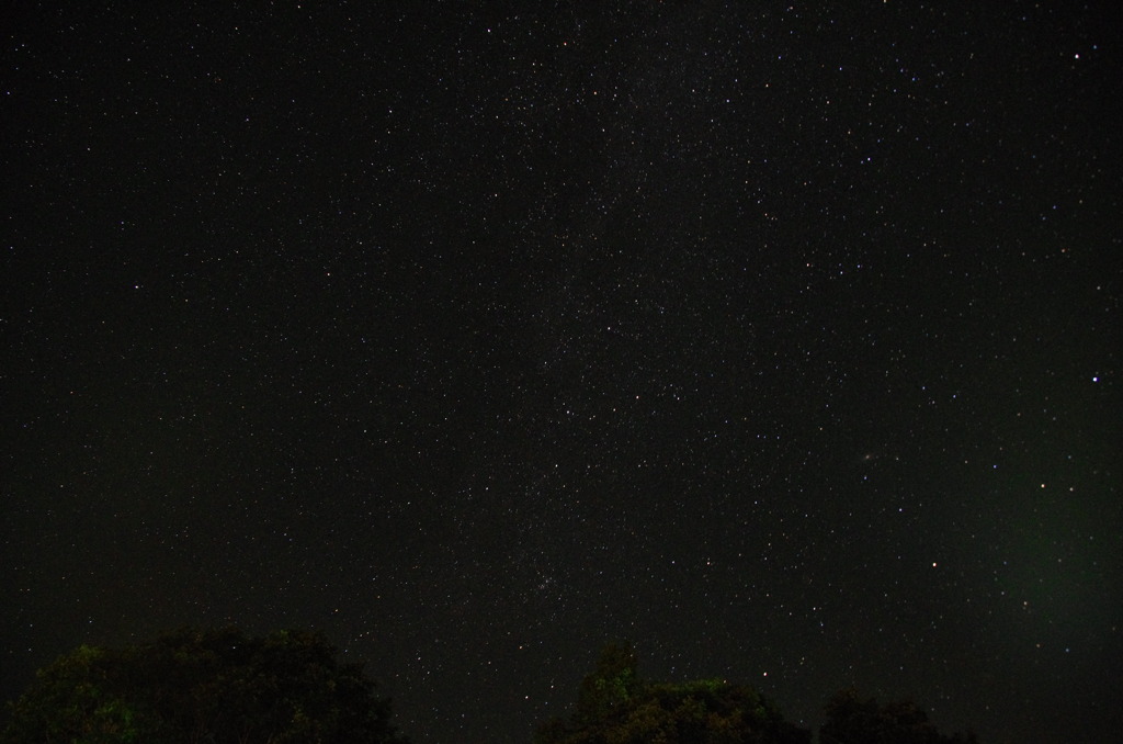 朱鞠内湖畔の星空
