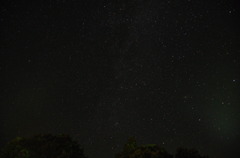 朱鞠内湖畔の星空