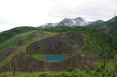 洞爺 有珠山金毘羅山火口