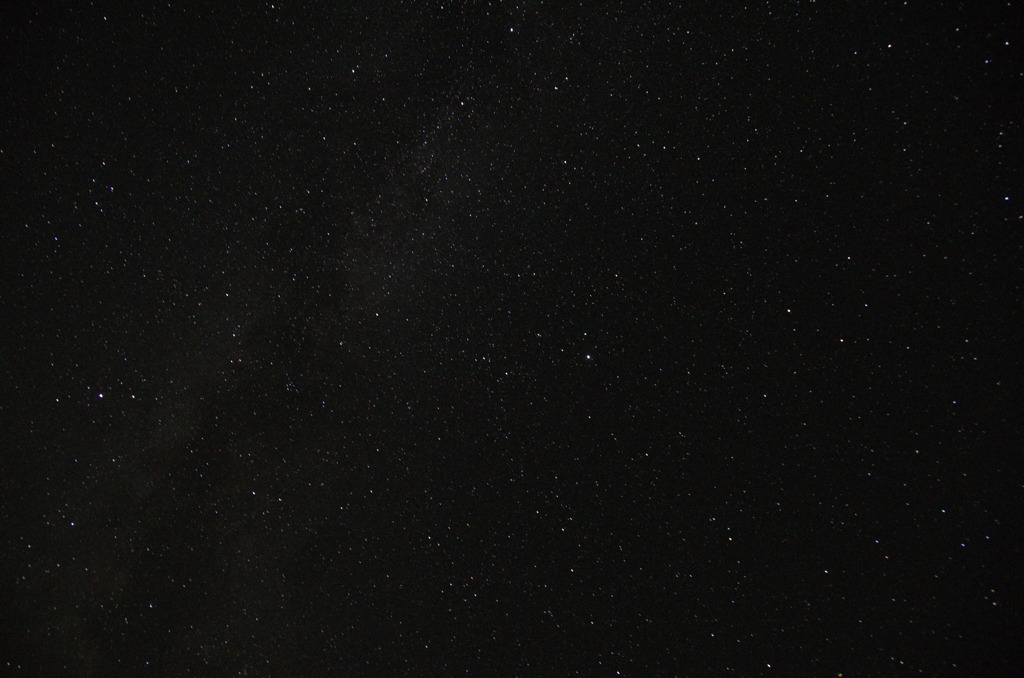 朱鞠内湖畔の星空