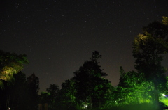 朱鞠内湖畔の星空