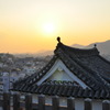 ぼんやり夕日