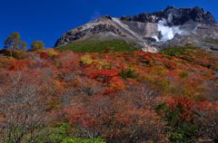 紅葉の茶臼岳