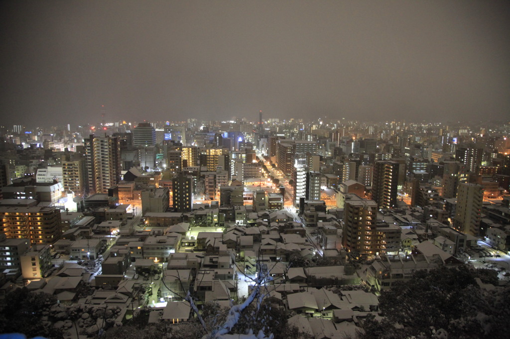 Snow view　[kagoshima city]