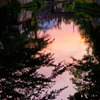 八幡堀の夕暮れ