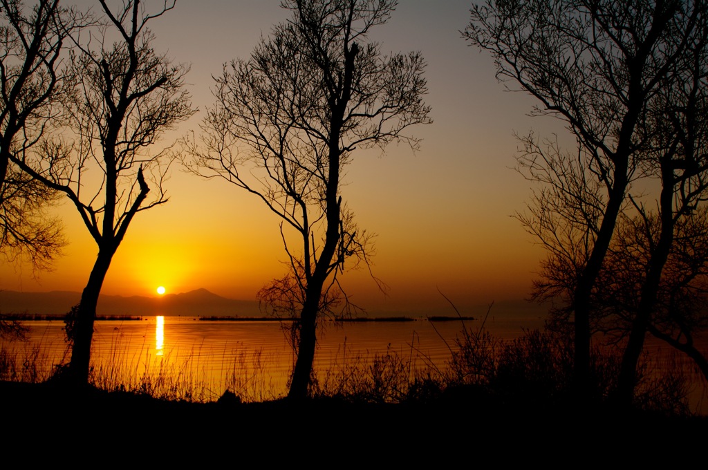 朝の琵琶湖２