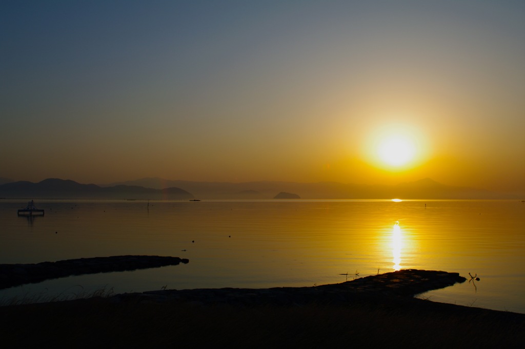 琵琶湖の朝３