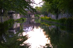 夕暮れの八幡堀