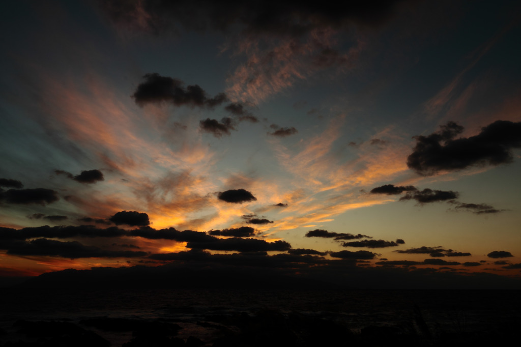 夕闇せまる･･･。