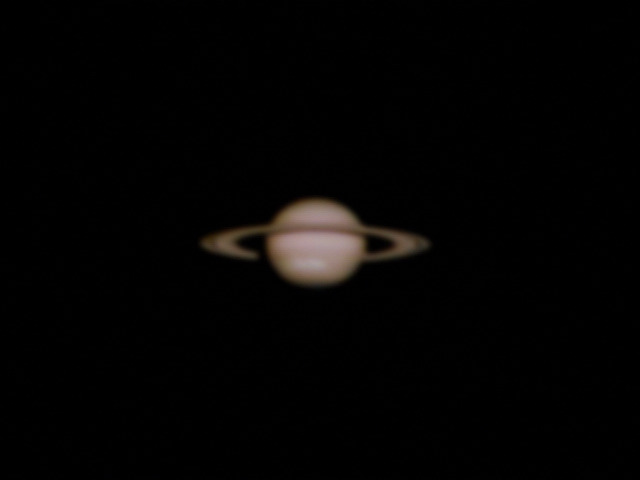 今月さいしょの方の土星、