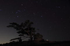 星降る夜の天文台