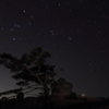 星降る夜の天文台
