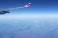 ノルウェー上空
