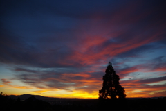 二月堂の夕景3