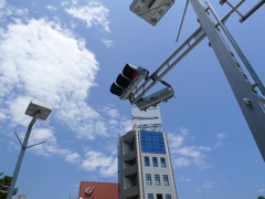 夏の赤信号