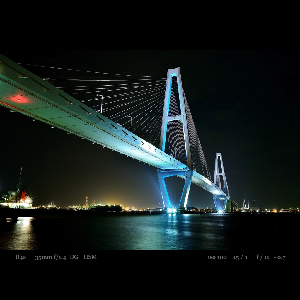 night bridge.