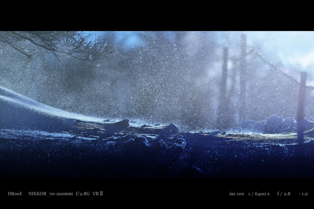 blue ice.～粉雪