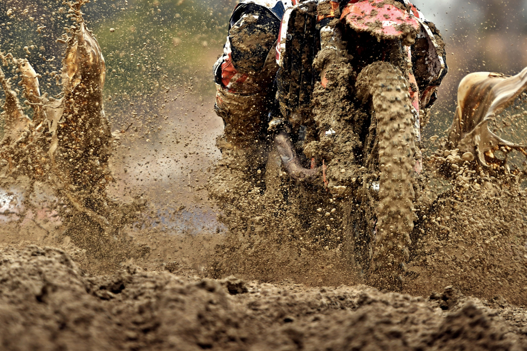 　Muddy condition　.