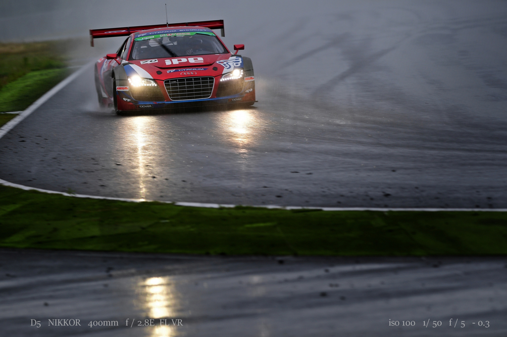  it's raining .