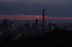 夜明け前の市街