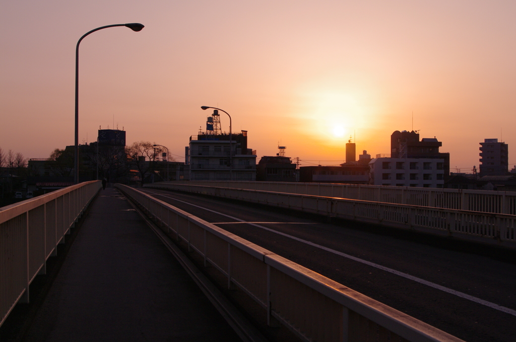 宮沢橋の上から