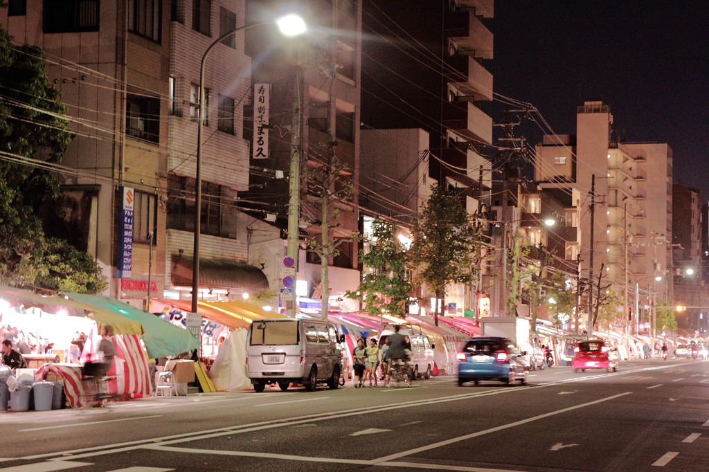 歩道de出店