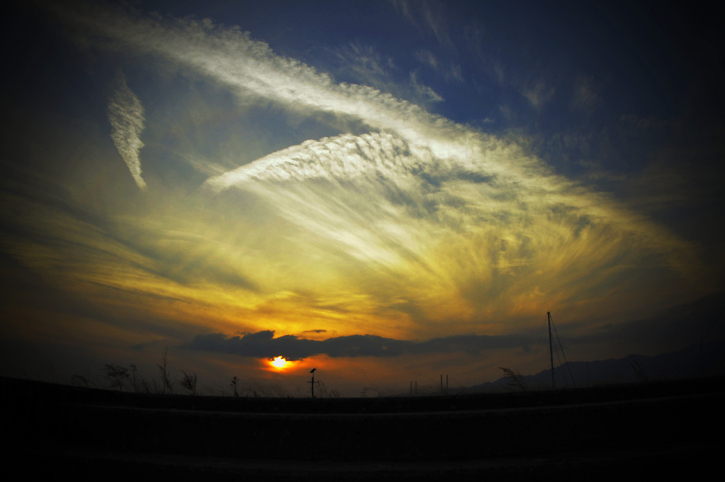 夕暮れ