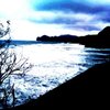 ハイコントラストで北の海