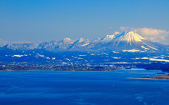 松江百景　伯耆富士　大山遠望