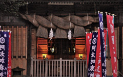 松江百景　出雲の神々　阿太加夜神社の夕景2