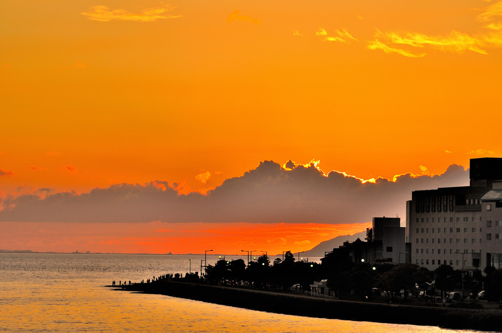 松江百景　夕景に遊ぶ２　宍道湖