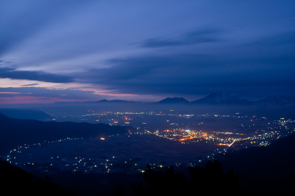 The pale light of dawn