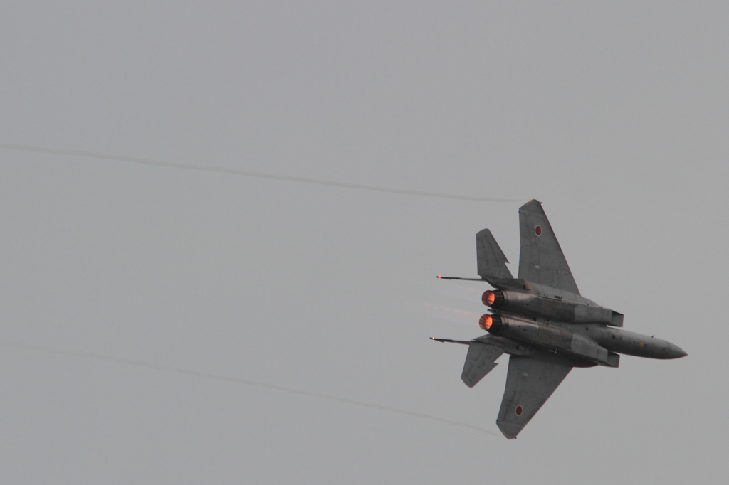 F-15　イーグル　旋回　ベイパー