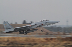 F-15　イーグル　着陸