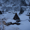 五箇山・菅沼集落の夕暮れ