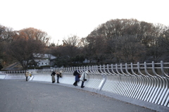 みんな同じポーズ