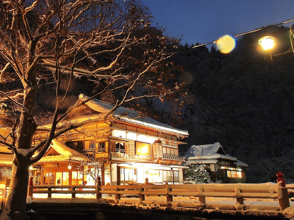 田舎の夜景