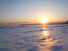 夕日