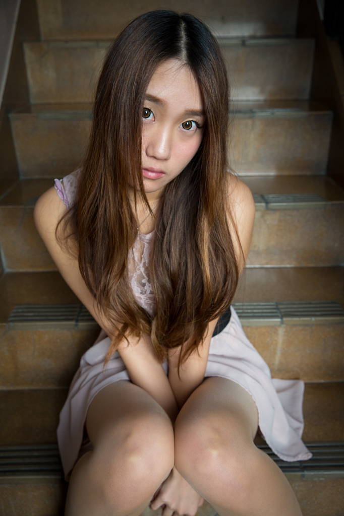 Girl on the Stairs