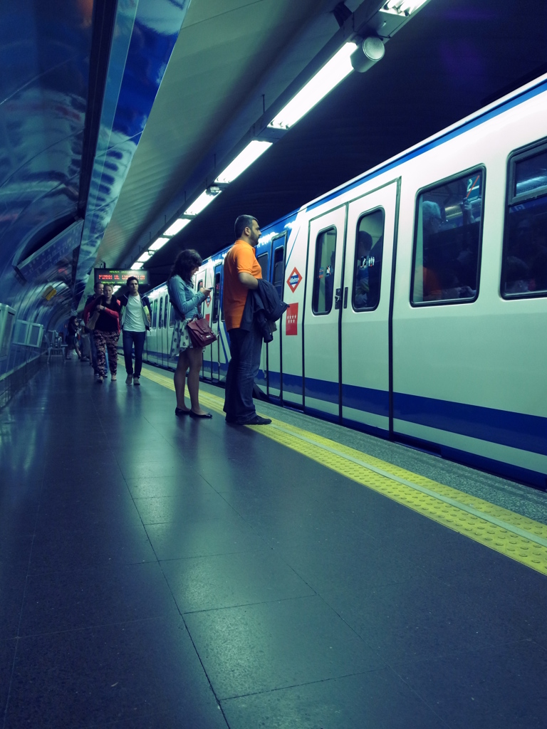 A station in Madrid, Spain