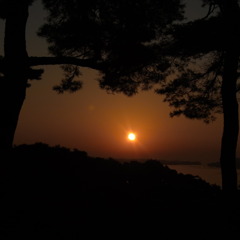La salida del sol de Matsushima