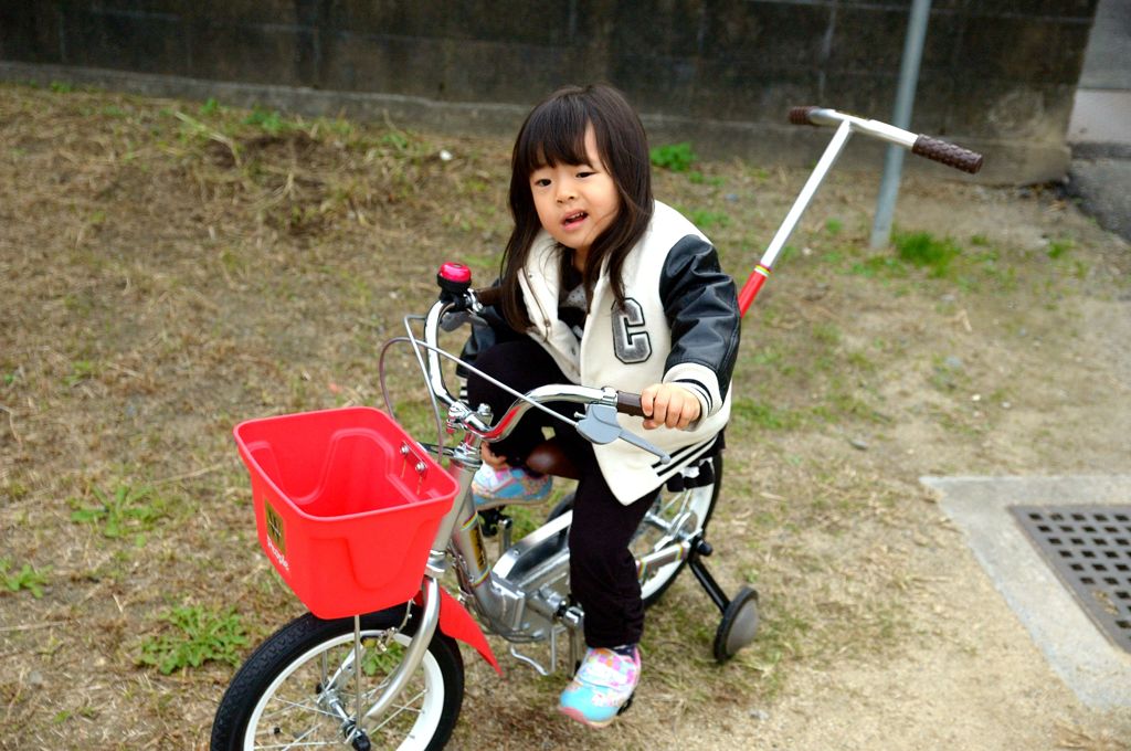 自転車デビュー